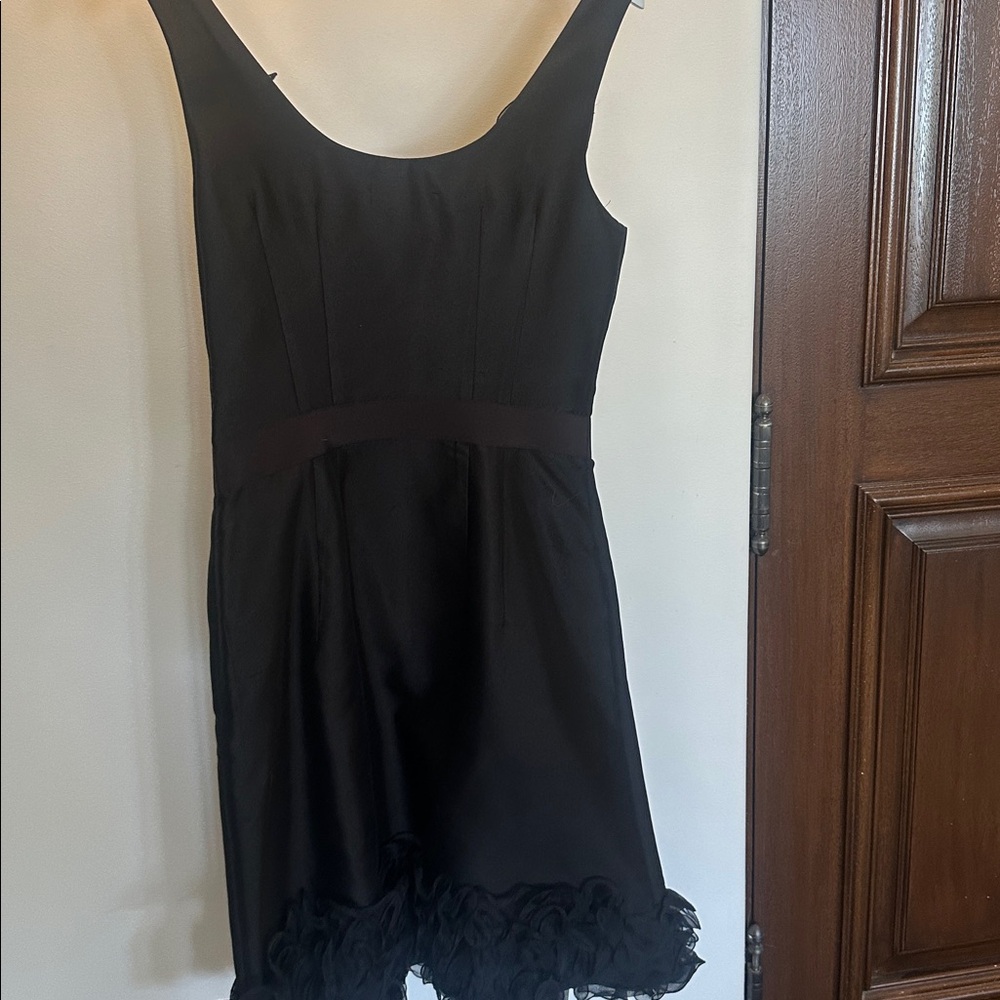 Kate Spade Black Ruffle Mini Dress - Picture 5 of 5